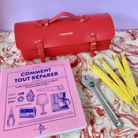 Trousse à Outils L'AMOUR FOU en Cuir Rouge – Image 6