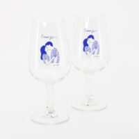 Verre à vin bleu L’AMOUR FOU x Agathe Sorlet – Image 2